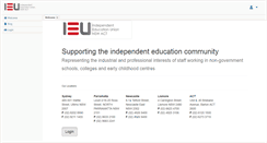 Desktop Screenshot of membership.ieu.asn.au